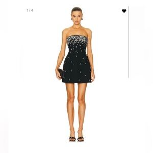 COPY - Simkai bustier embellished crepe corset minidress